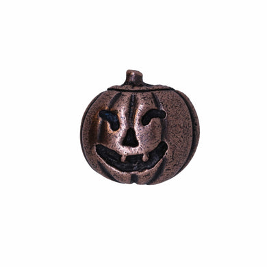 Jack O' Lantern Copper Lapel Pin