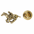 Jockey Gold Lapel Pin