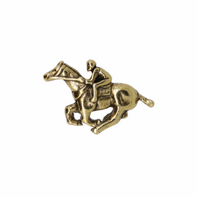 Jockey Gold Lapel Pin | lapelpinplanet