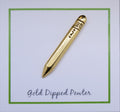 Pencil Gold Lapel Pin