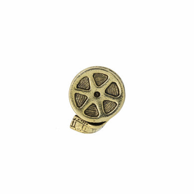 Film Reel Gold Lapel Pin