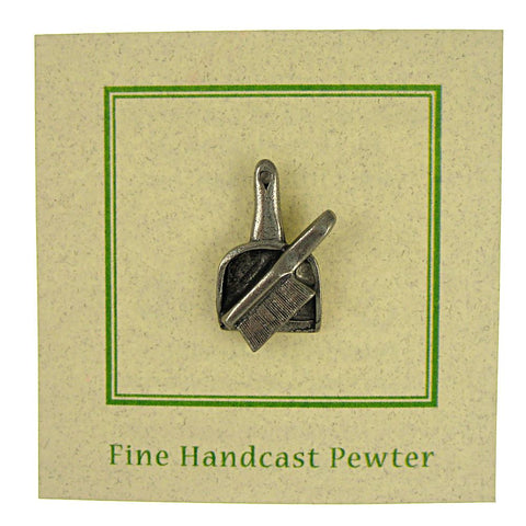 Dust Pan & Brush Lapel Pin