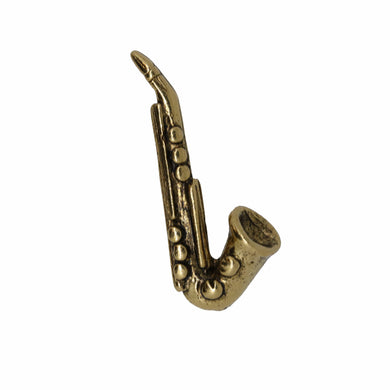 Saxophone Gold Lapel Pin | lapelpinplanet