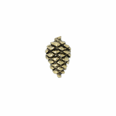 Pine Cone Gold Lapel Pin