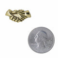 Handshake Gold Lapel Pin