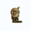 Stereo Microscope Gold Lapel Pin