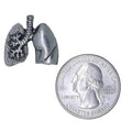 Lungs Lapel Pin