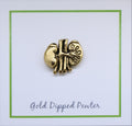 Kidney Gold Lapel Pin