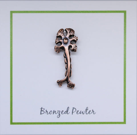 Neuron Copper Lapel Pin