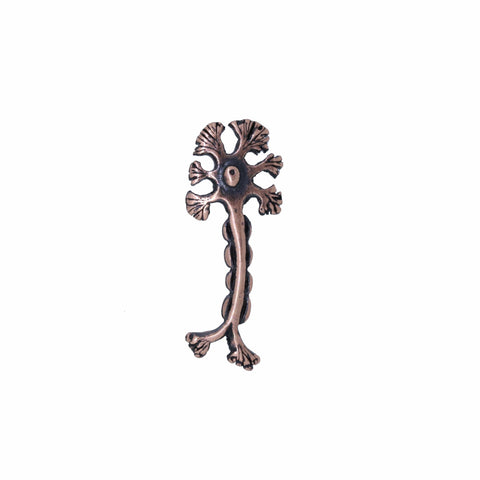 Neuron Copper Lapel Pin