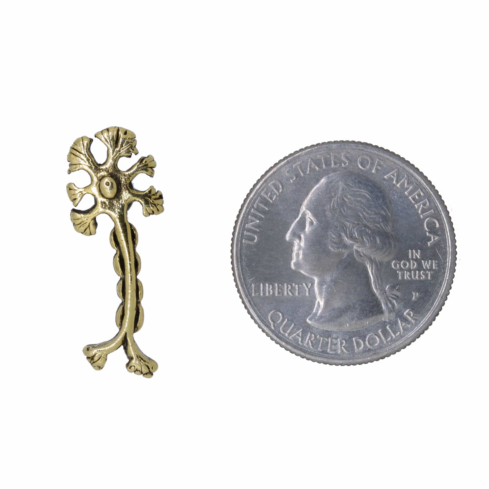 Neuron Gold Lapel Pin – lapelpinplanet