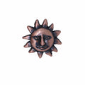 Sun Face Copper Lapel Pin