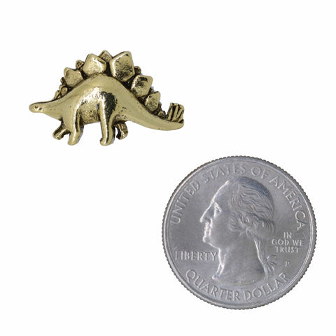 Stegosaurus Gold Lapel Pin