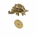 Stegosaurus Gold Lapel Pin