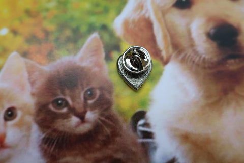 Heart and Paw Lapel Pin