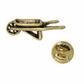 Wheelbarrow Gold Lapel Pin