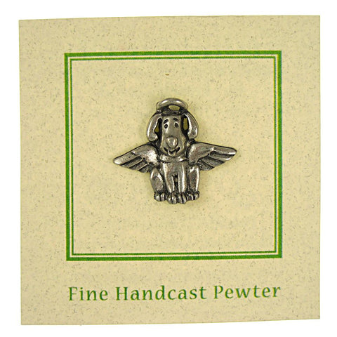 Dog Angel Lapel Pin