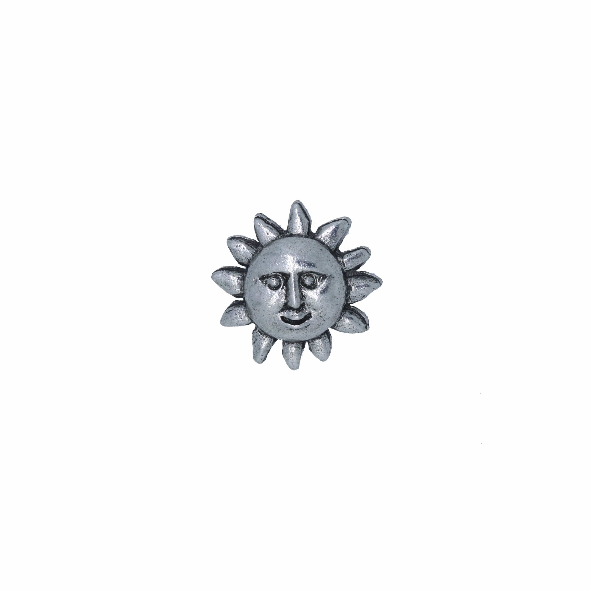 Sun Face Pin Small Sunface Lapel Pin – lapelpinplanet