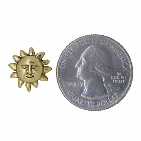 Sun Face Pin Small Sunface Lapel Pin – lapelpinplanet