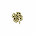 Four Leaf Clover Gold Lapel Pin