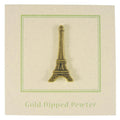 Eiffel Tower Gold Lapel Pin