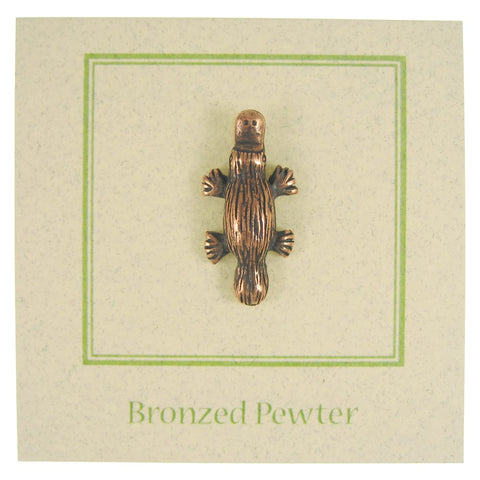 Platypus Copper Lapel Pin