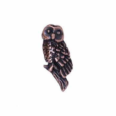 Owl Copper Lapel Pin | lapelpinplanet