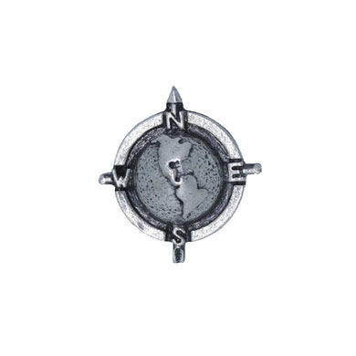 Globe Compass Lapel Pin
