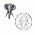 Elephant Head Lapel Pin