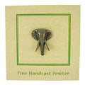 Elephant Head Lapel Pin