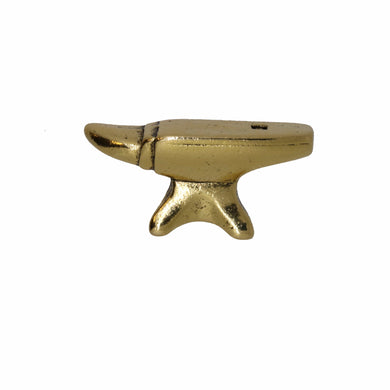 Anvil Gold Lapel Pin