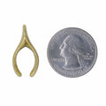 Wishbone Gold Lapel Pin