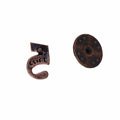 Number 5 Copper Lapel Pin
