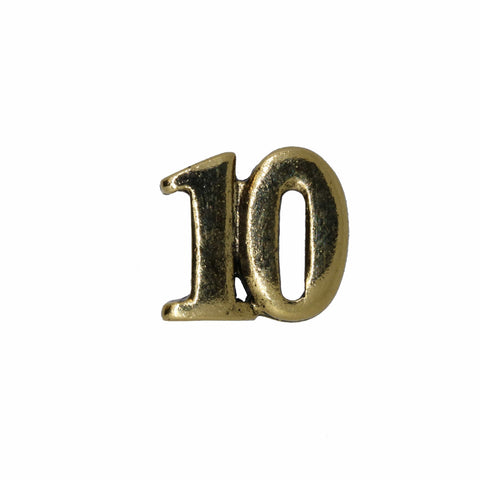 Number Gold Lapel Pins Collections –Lapel Pin Planet – lapelpinplanet