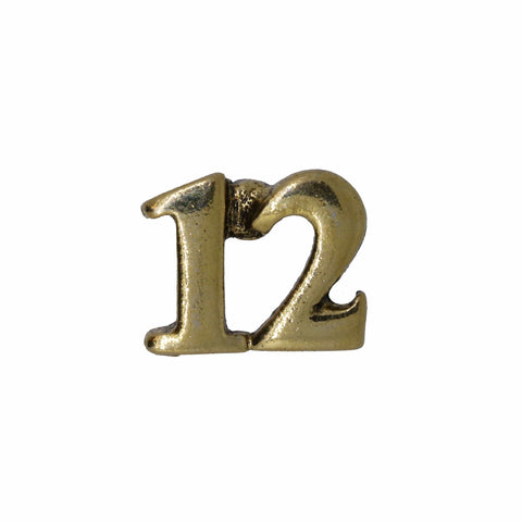 Number Gold Lapel Pins Collections –Lapel Pin Planet – lapelpinplanet