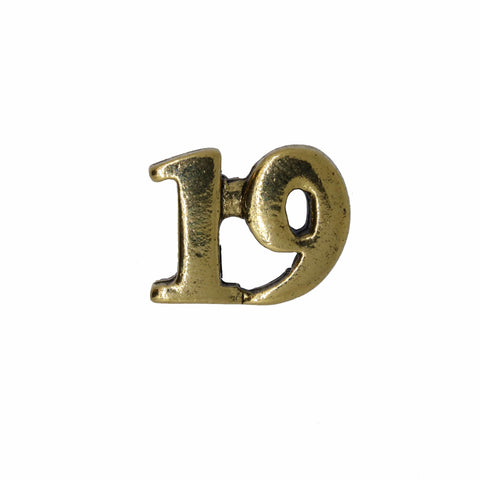Number Gold Lapel Pins Collections –Lapel Pin Planet – lapelpinplanet