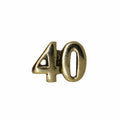 Number Gold Lapel Pins