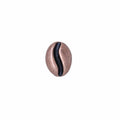Large Copper Coffee Bean Lapel Pin