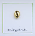 Large Coffee Bean Gold Lapel Pin