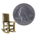 Rocking Chair Gold Lapel Pin
