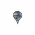 Hot Air Balloon Lapel Pin