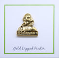 Shakespeare Gold Lapel Pin