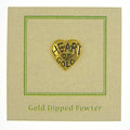 Heart of Gold Gold Lapel Pin