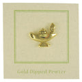 Lamp of Learning Gold Lapel Pin