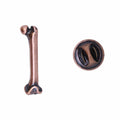 Femur Bone Copper Lapel Pin