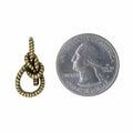 Bowline Knot Gold Lapel Pin