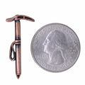 Mountaineering Axe Copper Lapel Pin