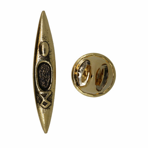 Kayak Gold Lapel Pin