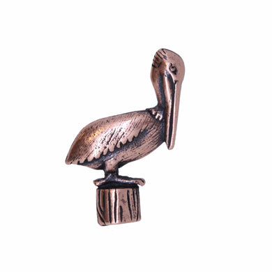 Pelican Copper Lapel Pin | lapelpinplanet