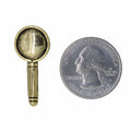 Magnifying Glass Gold Lapel Pin